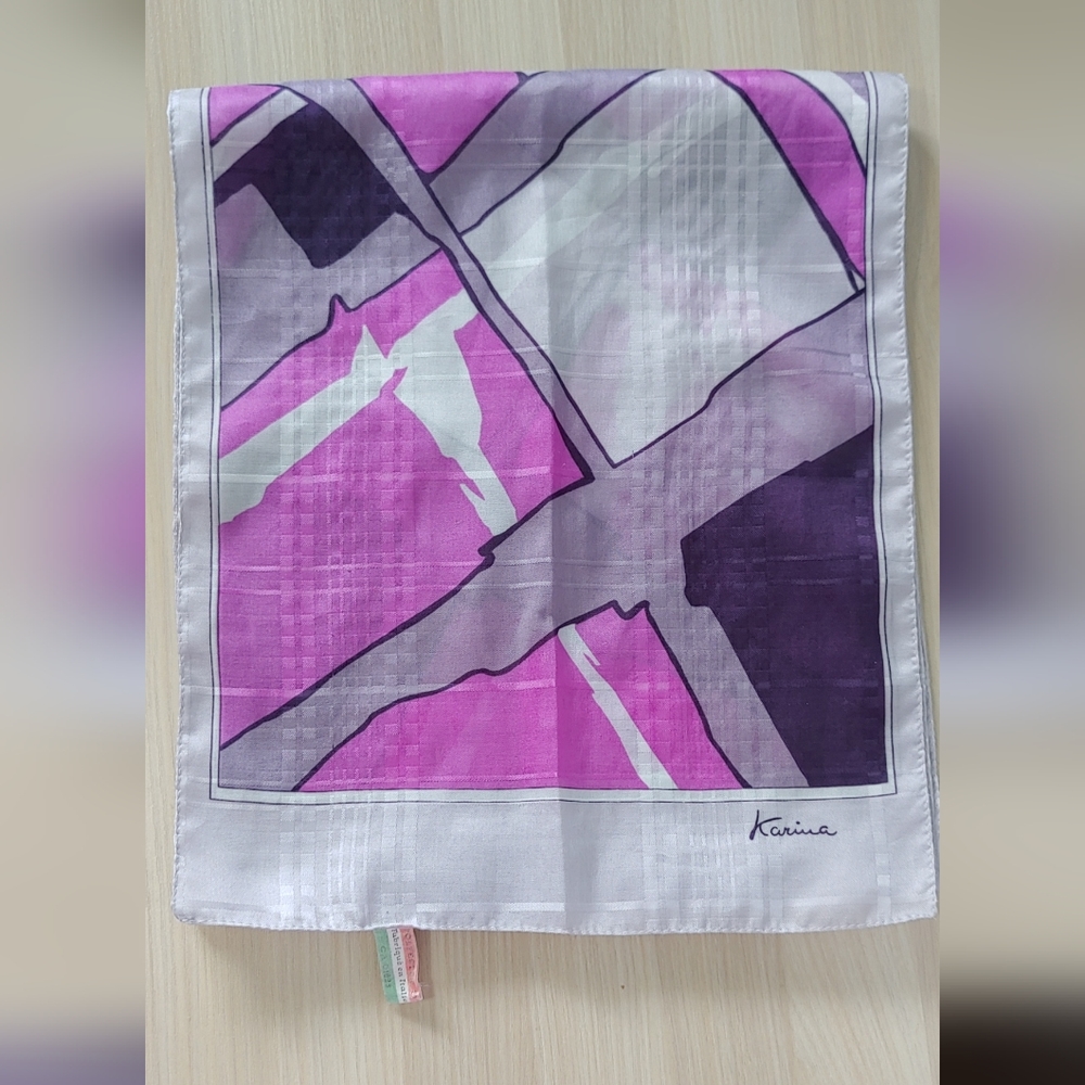 Vintage Karina Scarf  52" x 11.5